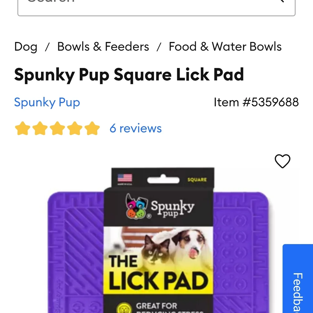 Soda Blue Dog Lick Mat